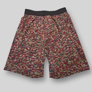 Lululemon Shorts Mens‎ Medium The Assert Shorts Linerless 11" Urban Leopard